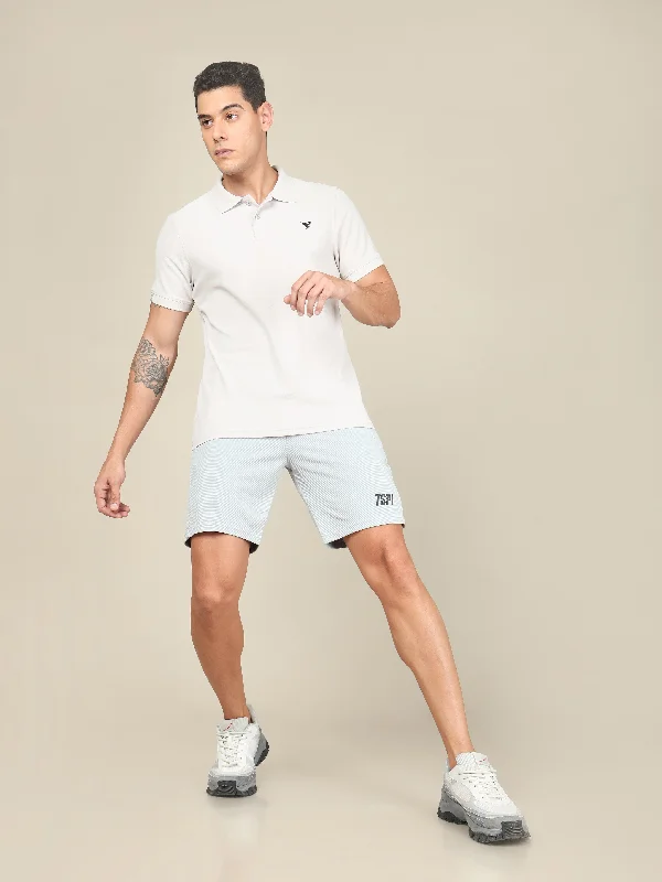 Men Solid Slim Fit Shorts with MATPIQ