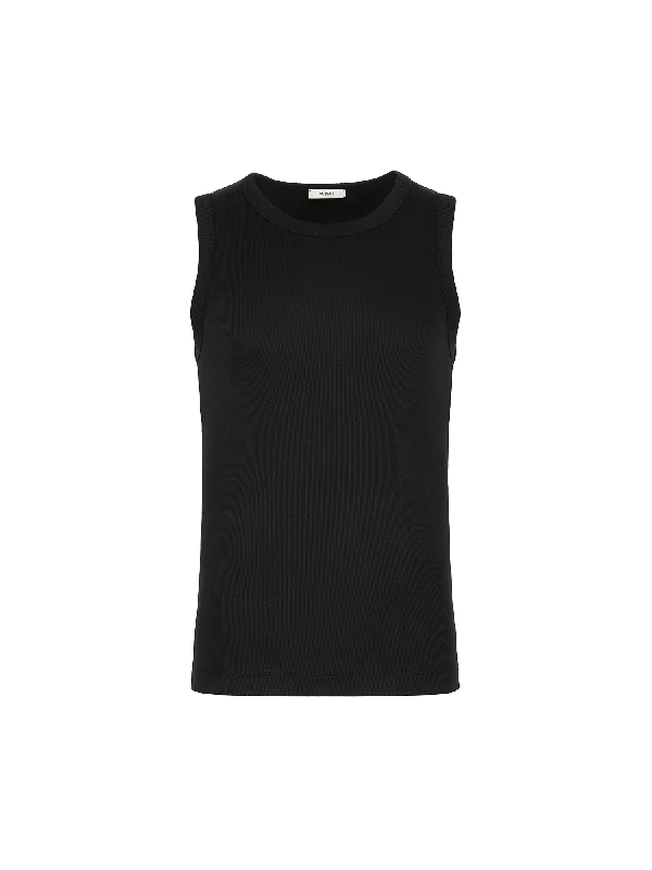 Men's 365 Lightweight Rib Tank Top—black