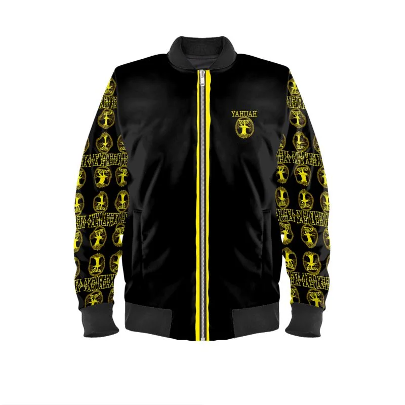 Yahuah-Tree of Life 02-01 Elect Men's Designer Bomber Jacket