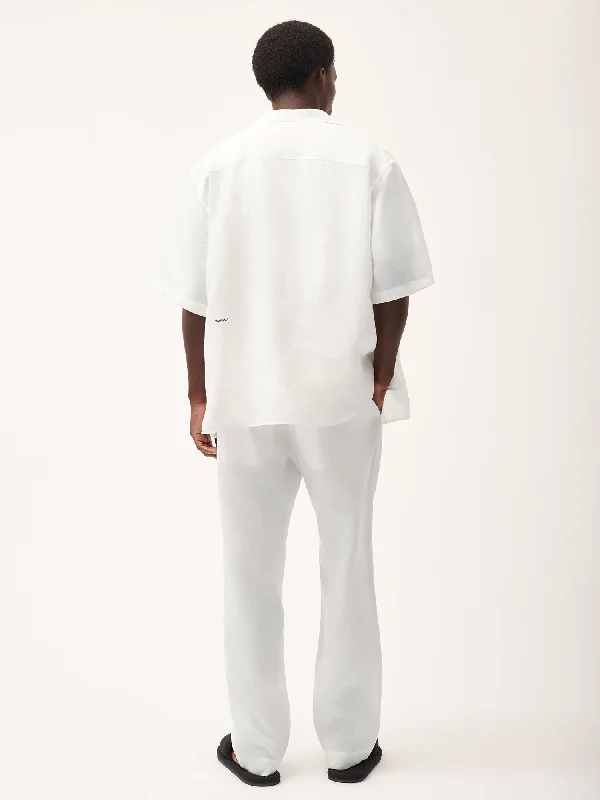 Men's DNA Aloe Linen Trousers—off-white