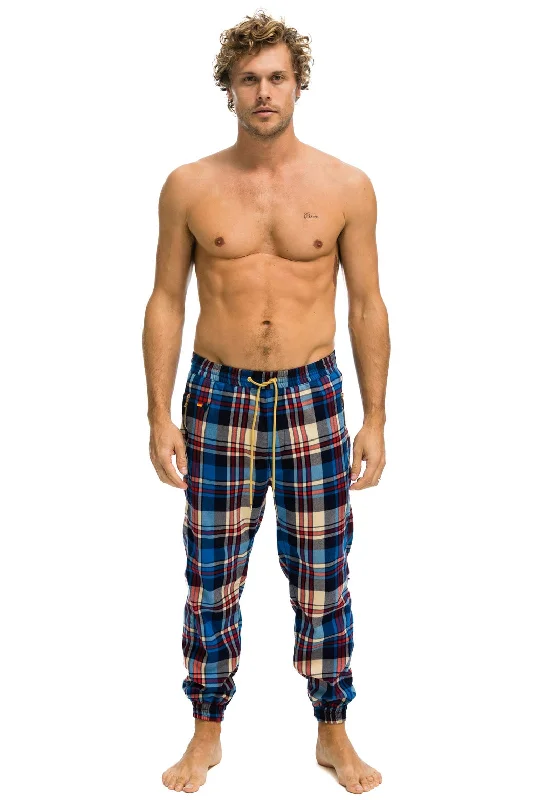 MEN'S PLAID LODGE PANT - PATRIOT PLAID