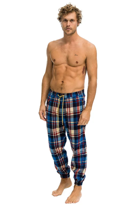 MEN'S PLAID LODGE PANT - PATRIOT PLAID