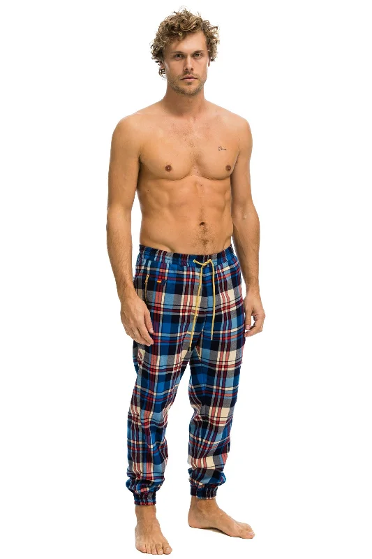 MEN'S PLAID LODGE PANT - PATRIOT PLAID