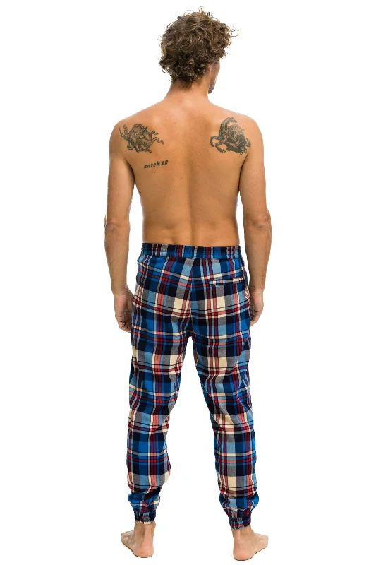 MEN'S PLAID LODGE PANT - PATRIOT PLAID