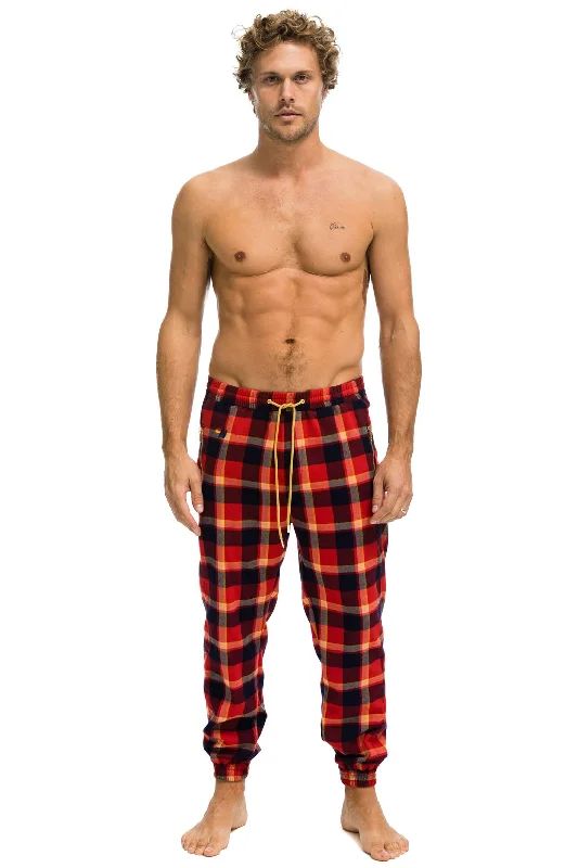 MEN'S PLAID LODGE PANT - RUGBY PLAID