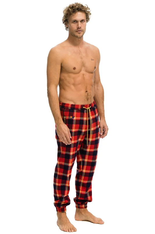 MEN'S PLAID LODGE PANT - RUGBY PLAID