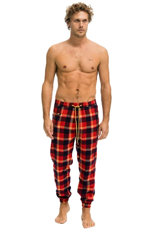 MEN'S PLAID LODGE PANT - RUGBY PLAID