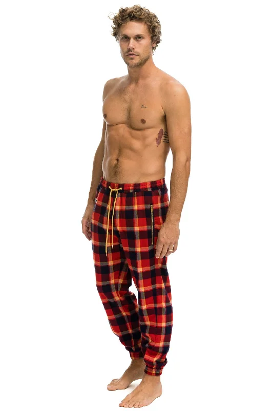 MEN'S PLAID LODGE PANT - RUGBY PLAID