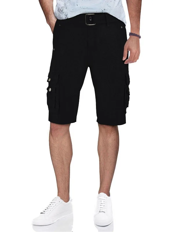 Mens Snap Detail K Cargo Shorts