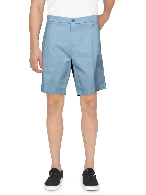 Mens Twill Solid Shorts