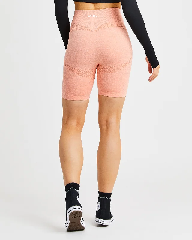 Motion Seamless Cycling Shorts - Peach Marl