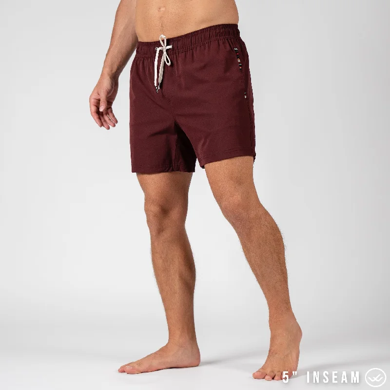 5"" / Burnt Maroon / XXL