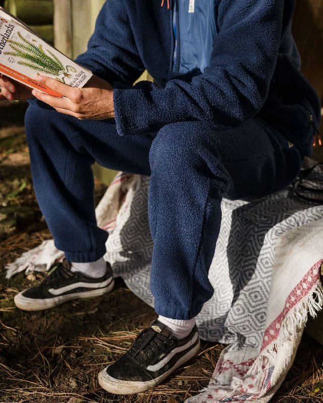 Offgrid Recycled Sherpa Fleece Jogger - Rich Navy