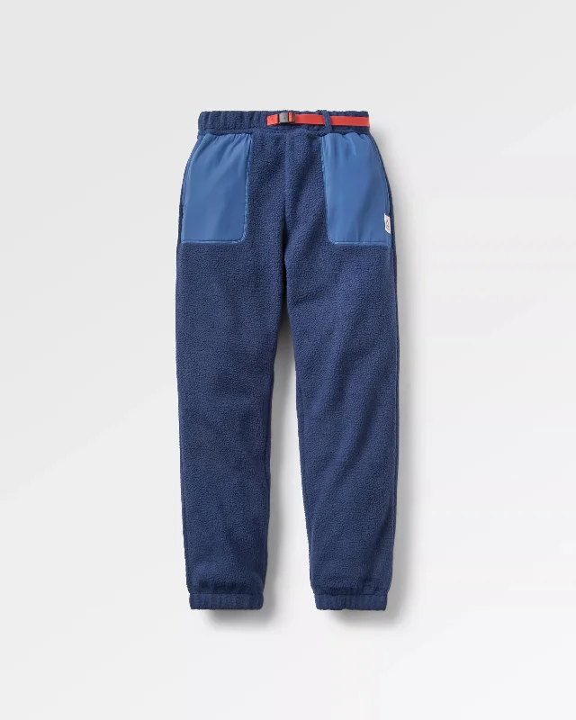 Offgrid Recycled Sherpa Fleece Jogger - Rich Navy