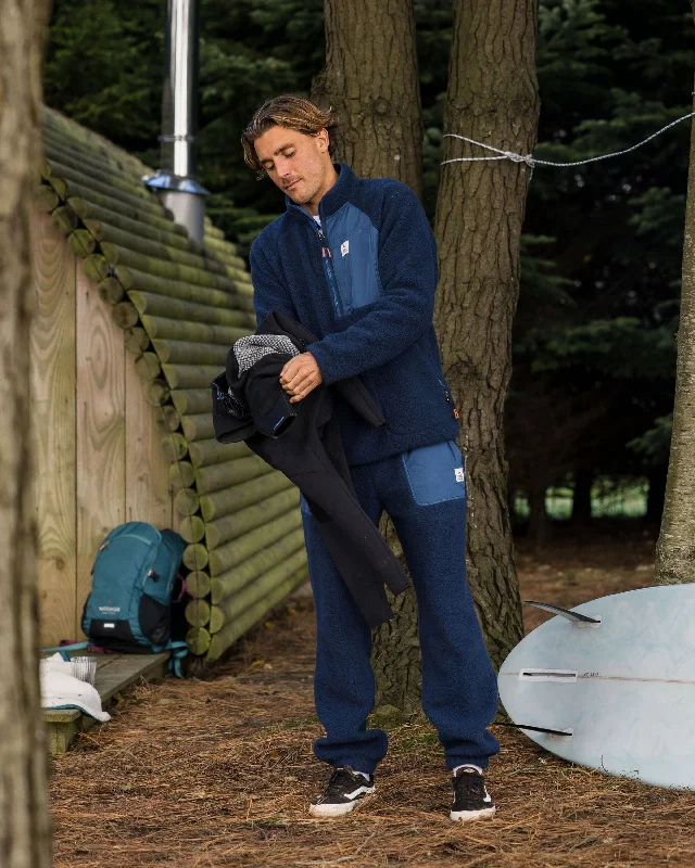 Offgrid Recycled Sherpa Fleece Jogger - Rich Navy