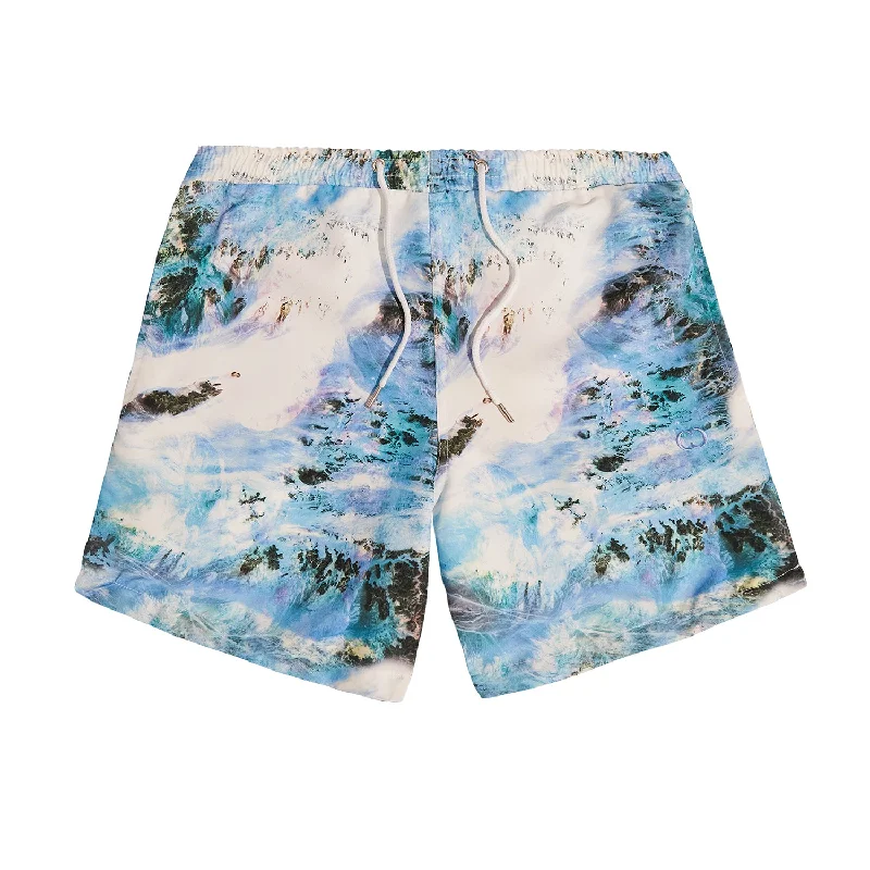 PLANET TEXTURE SWIM SHORT - MULTI