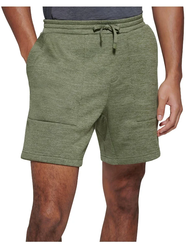 Porter Mens Fleece Drawstring Casual Shorts