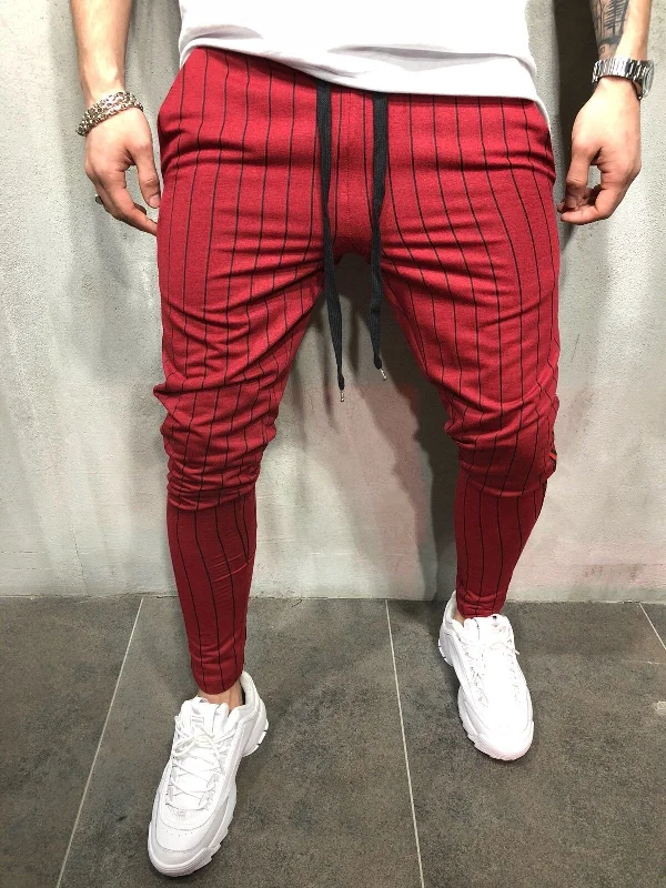 Red Side Striped Jogger Pant A99 Streetwear Jogger Pants