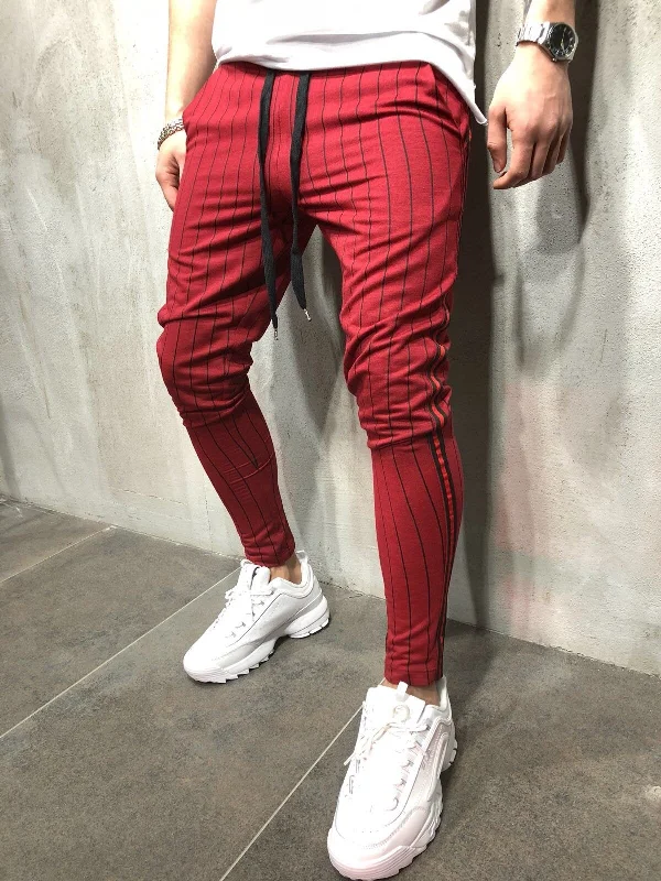 Red Side Striped Jogger Pant A99 Streetwear Jogger Pants