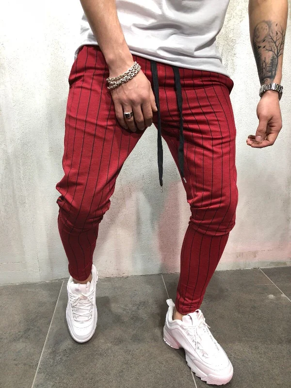 Red Side Striped Jogger Pant A99 Streetwear Jogger Pants