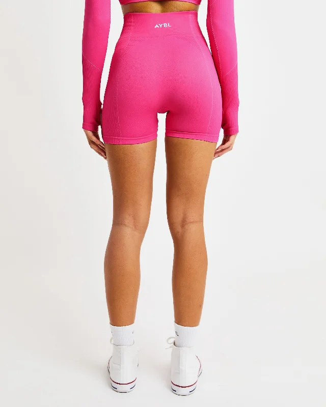 Reflex Seamless Shorts - Fuchsia Pink