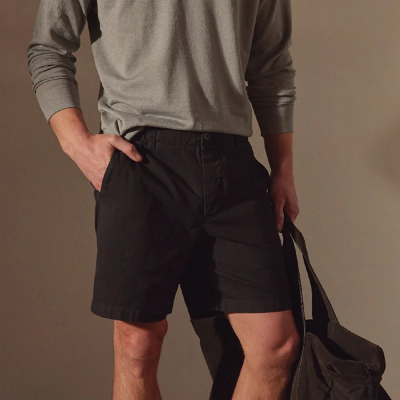 Relaxed Fit Work Short - Black