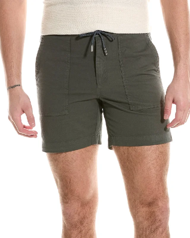 Robert Talbott Anderson Linen-Blend Drawstring Short