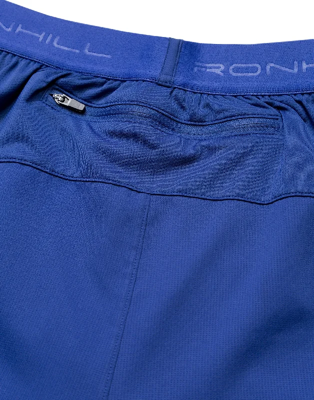 Ronhill Tech Twin 2 In 1 Mens Running Shorts - Blue