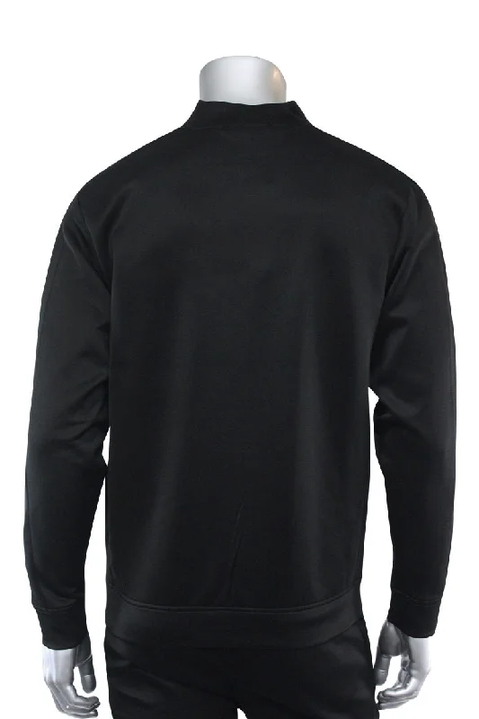 Outside Solid Track Jacket (Black)