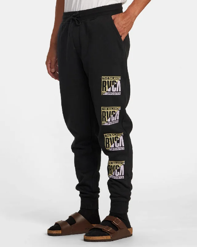 Splitter Joggers - Black