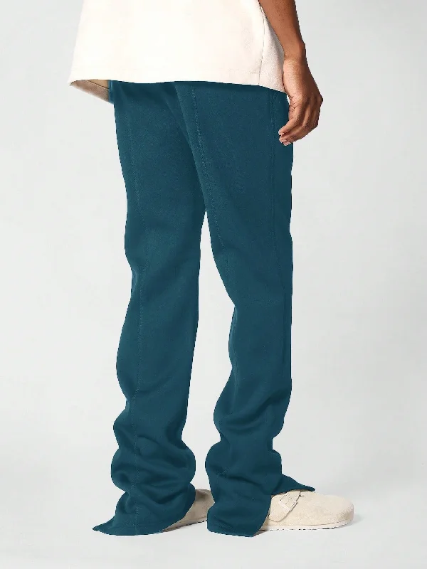 Straight Fit Washed Jogger With Split Hem College Ready