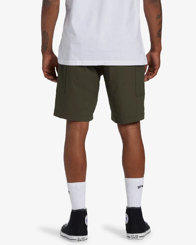 Surftrek Trail Climber 19"" Cargo Shorts - Military