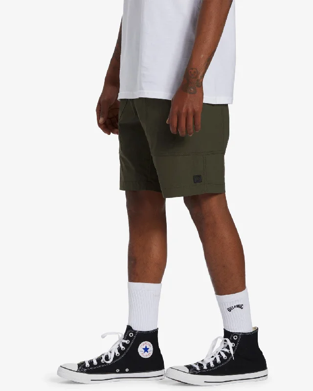 Surftrek Trail Climber 19"" Cargo Shorts - Military