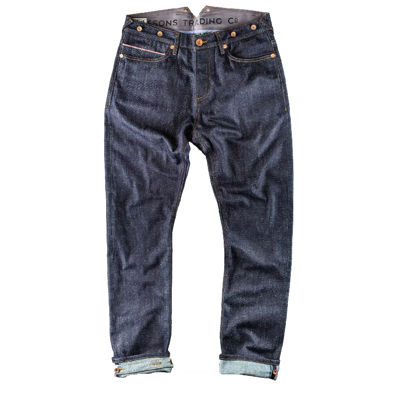 The New Frontier 14oz Selvedge Anti-bac Raw Denim Jeans