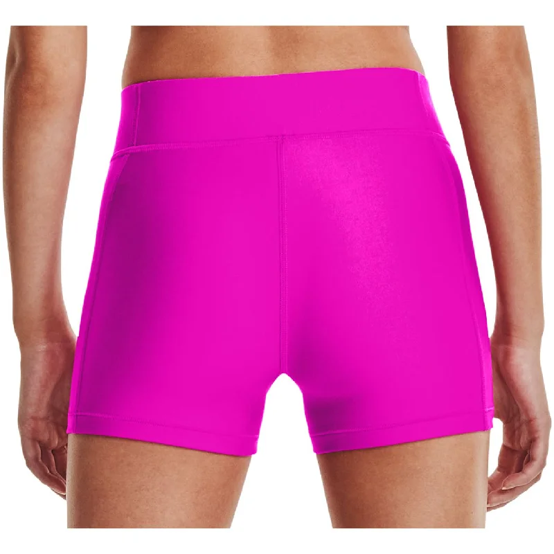 Under Armour HeatGear Mid Rise Womens Short Training Tights - Pink