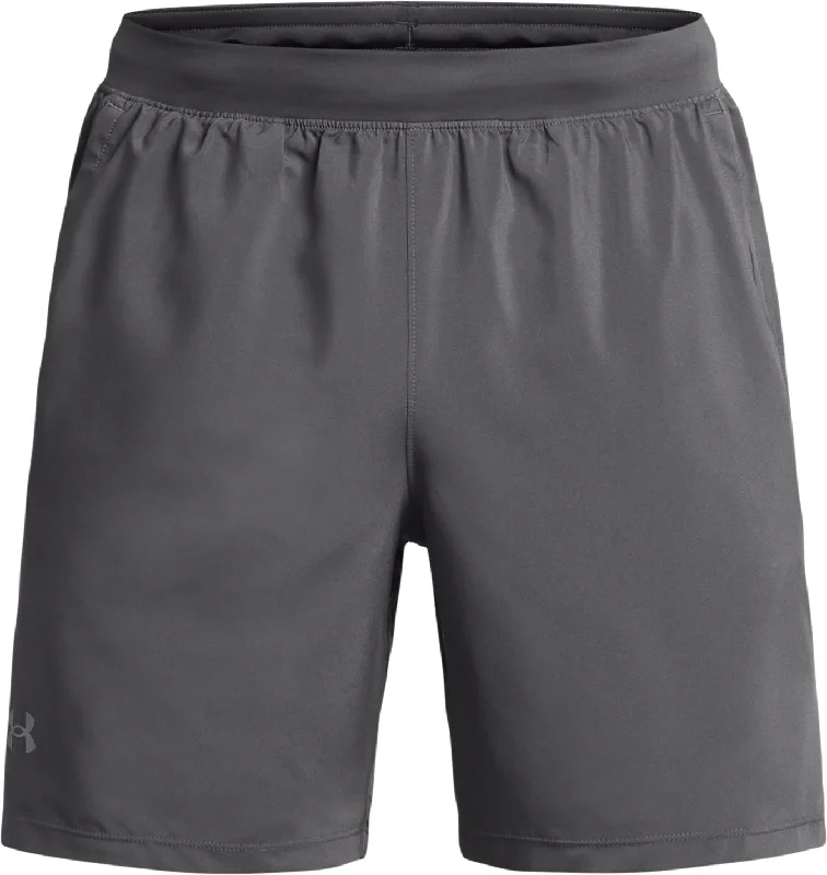 Under Armour Launch 7 Inch Mens Running Shorts - Grey