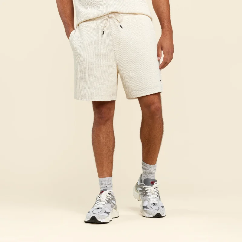 Waffle Shorts | Heather Bone