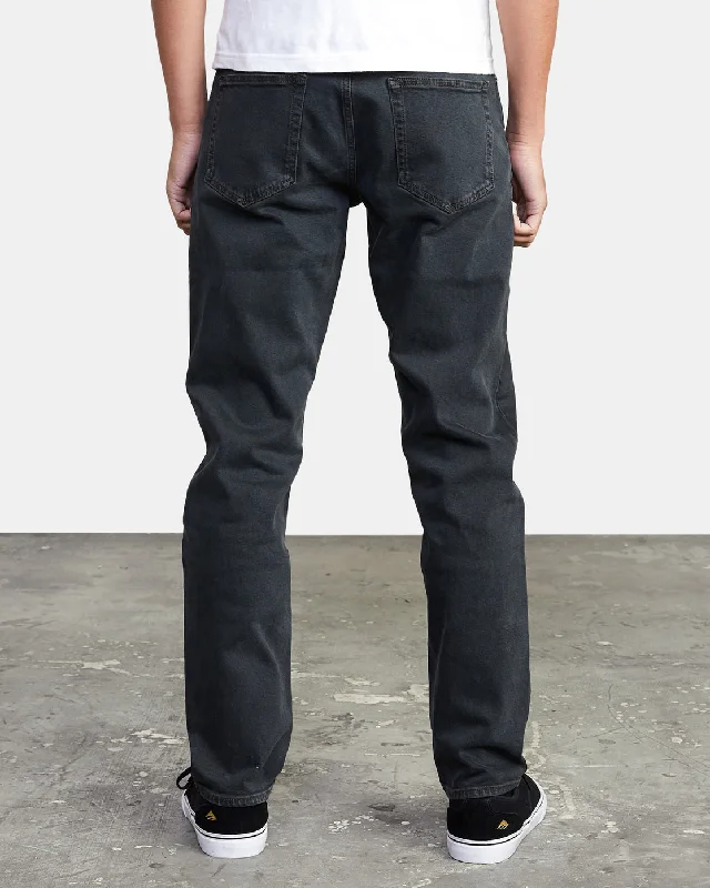 Weekend Straight Fit Jeans - Black Overdye