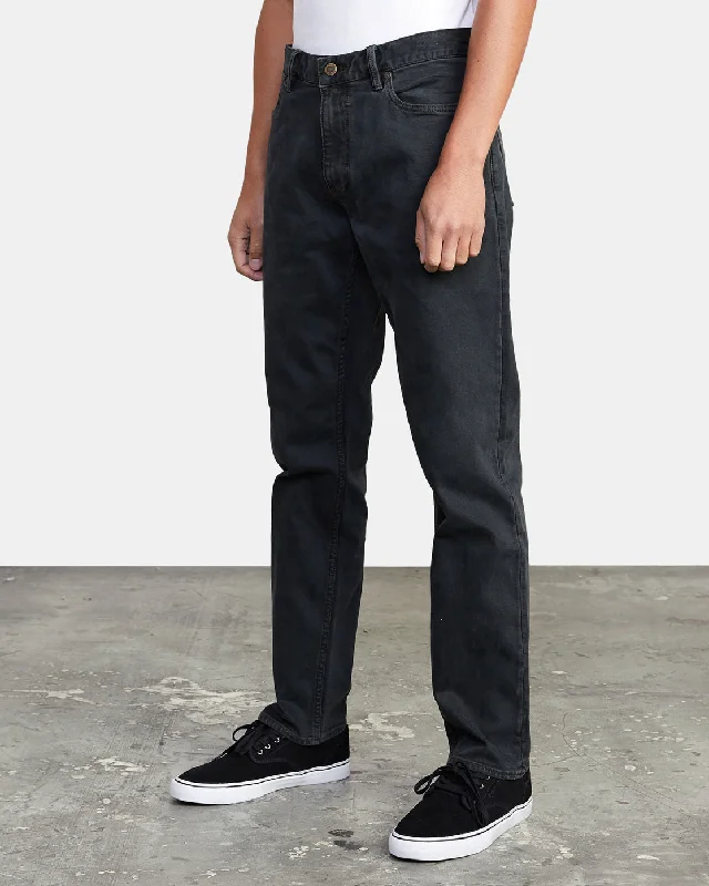 Weekend Straight Fit Jeans - Black Overdye