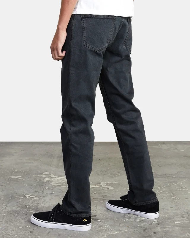 Weekend Straight Fit Jeans - Black Overdye