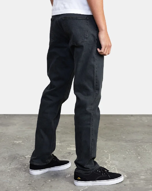 Weekend Straight Fit Jeans - Black Overdye