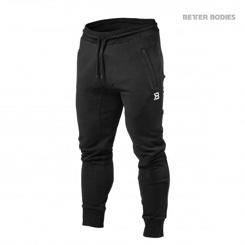 Better Bodies Tapered Joggers - Black