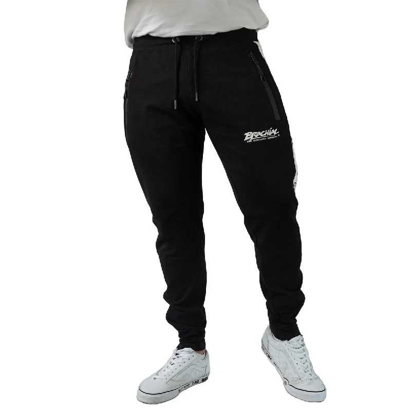 Brachial Jogging Pants Classy - Black/White