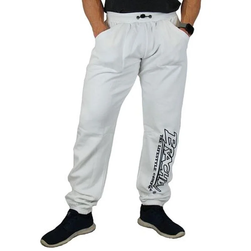 Brachial Tracksuit Trousers Gain- White