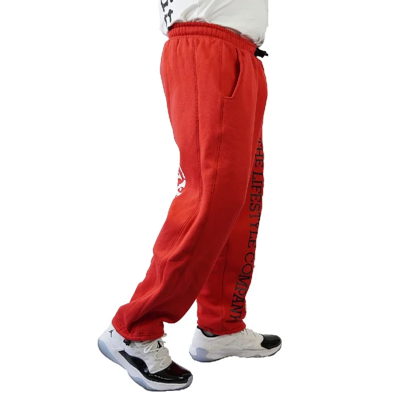 Brachial Tracksuit Trousers Gym - Red/White