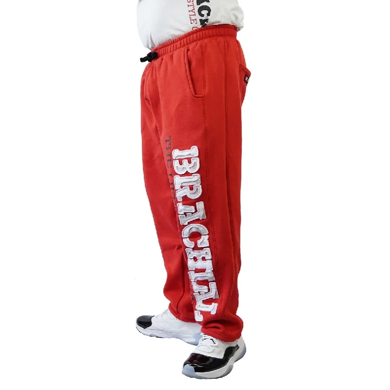 Brachial Tracksuit Trousers Gym - Red/White