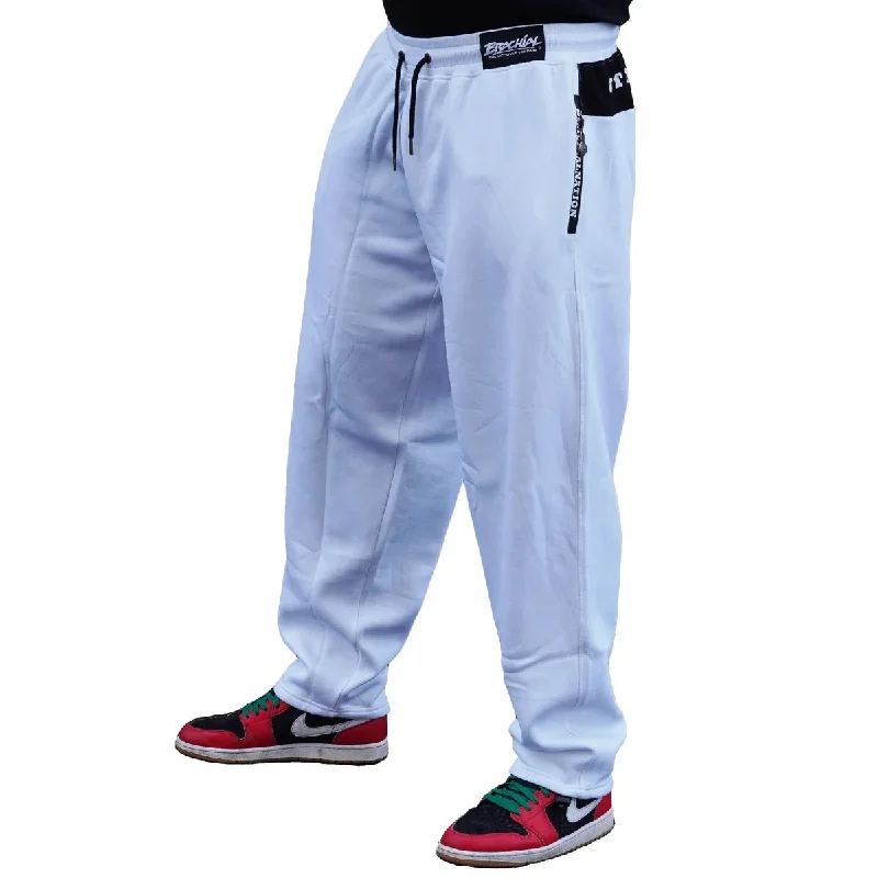 Brachial Tracksuit Trousers Rude - White