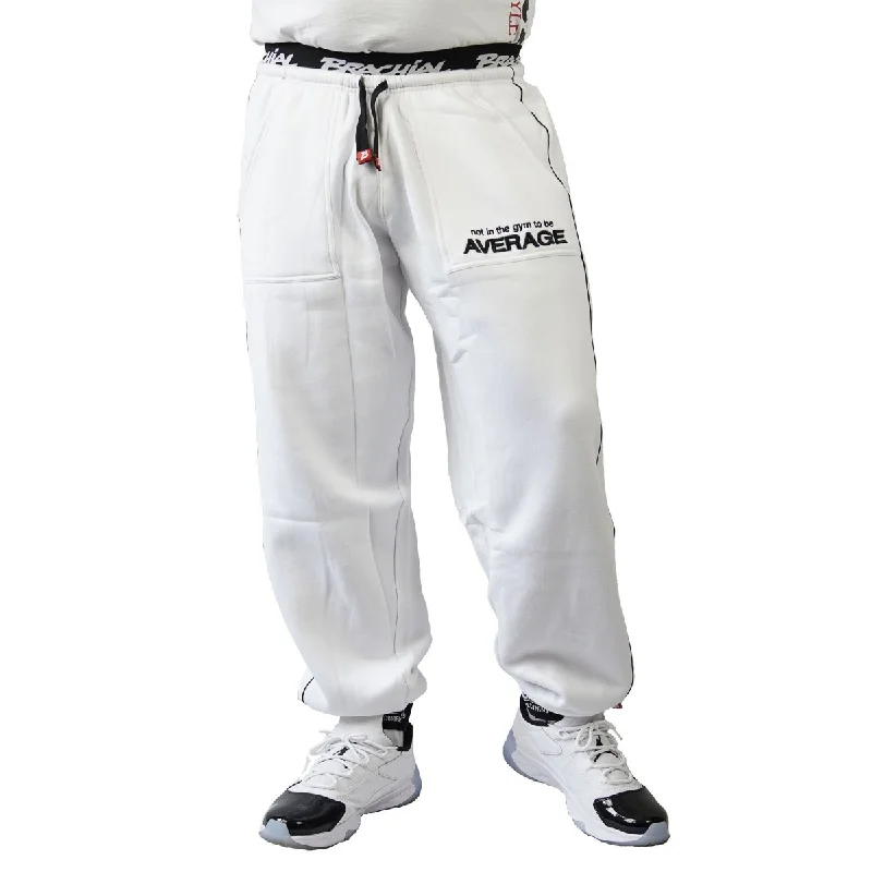 Brachial Tracksuit Trousers Spacy - White/Black