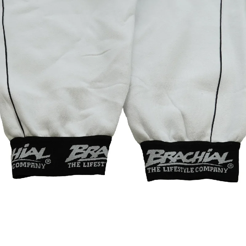 Brachial Tracksuit Trousers Spacy - White/Black