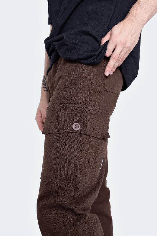 Calça Cargo Overcome Basic Marrom